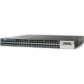 Cisco Catalyst WS-C3560X-48P-L, Managed, L2, Gigabit Ethernet (10/100/1000), Power over Ethernet (PoE), Rack-Einbau, 1U