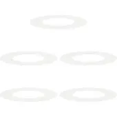 vidaXL geeignet für flache Baumringe 5 pcs Weiß Ø40 / 70 cm Stahl