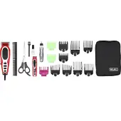 Wahl Kit Close Cut Combo Head&Body Grooming, Karbon, Rot, Kegelförmig, 1,3 cm, AC, Integrierte Batterie, Nickel-Metallhydrid (NiMH)