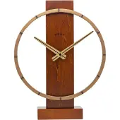 Nextime Carl Small, Tisch, Quarzuhr, Braun, Holz, Analog, Akku