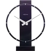 Nextime Carl Small, Tisch, Quarzuhr, Schwarz, Holz, Analog, Akku