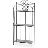 Siena Garden Como Regal 63x29x142 cm Stahl/Keramik