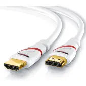 CSL HDMI Kabel 2.0b - 4k Ultra HD 2160p - 3D Ready - High Speed - 3 fach geschirmt - HDMI 2.0b 2.0a 2.0