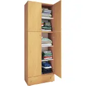 Ebuy24 LonaXXL Kleiderschrank 4 Türen 1 Schublade Buche Nachbildung.