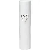 Räder Herz Vase Weiß Silber