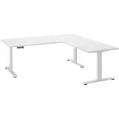 Harper Schreibtisch BIRCHES BB 180x177 cm weiß Winkelschreibtisch