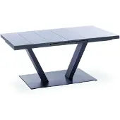 Niehoff Prano Ausziehtisch Aluminum/Glas 180/240x100 cm