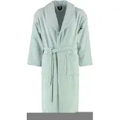 Rhomtuft Bademäntel unisex Schalkragen Sir & Lady perlgrau - 11 in perlgrau - 11 | Gr.: L