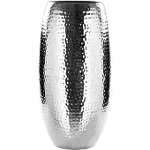 Fink AFRICA hohe Vase silber-gehämmert Ø 21 cm, Höhe 40 cm