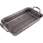 Char-Broil GRILL+ Multi Rack, Rack, Edelstahl, Edelstahl, Grill+ Roasting Tray, , 355 mm