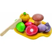 PlanToys Holzspielzeug Gemüseset sortiert