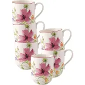 Villeroy & Boch Multipack Mariefleur Basic Latte Macchiato Becher - 6 Stück