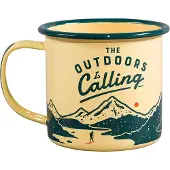 Mags Enamel Mug - Outdoors is Calling