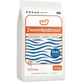 W'eau Poolsalz Schwimmbadsalz 20 kg Feinkörnig Chlorfrei