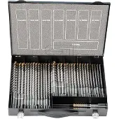 Projahn Hammerbohrer-Set ROCKET 5, SDS-plus, 40-teilig, PGM, im Magazin, Ø 6–12 mm, Längen 110–210 mm
