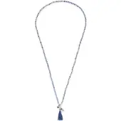 Leonardo 024900 Damen-Halskette Donna Blau 80 cm