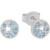 s.Oliver Ohrschmuck für Mädchen, 925 Sterling Silber, Zirkonia (synth.) | Stern