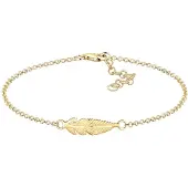 Elli Armband Feder 925 Sterling Silber Elli Gold