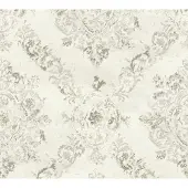 Living Walls Vliestapete "My Home My Spa" Barock Glitzermuster ornamental leicht strukturiert Barock Ornament Vlies Wand Decke Schräge Tapeten Wohnzimmer modern