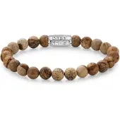 Rebel & Rose RR-80027-S Herren Bead-Armband Woodstock 8 mm