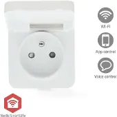Nedis SmartLife Smart Stecker Zigbee 3.0 | IP44 | Leistungsmesser | 3680 W | Frankreich / Typ E (CEE