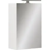 Vicco Badspiegelschrank Lavio Weiß 40 x 60 cm mit LED-Beleuchtung, Model 55334