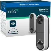 Arlo Wire Free Video Doorbell - White