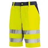 TeXXor Warnschutz Shorts "ERIE" gelb/marine - 46