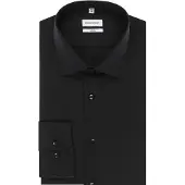 Seidensticker Businesshemd "Schwarze Rose" X-Slim 1/1 Kentkragen Uni