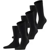 Falke Family 3-Pack Herren Socken black (3000) 39-42