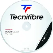 Tecnifibre Tennissaite Razor Code (Haltbarkeit+Spin) carbongrau 200m Rolle