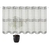 Gerster Scheibengardine "Ubbe" Ösen 1 Stk. tlg. HxB: 50x140, mit modernem Streifen Design