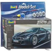 Revell Model Set BMW i8, Sportwagen-Modell, Montagesatz, 1:24, BMW i8, Ambitioniert, 131 Stück(e)