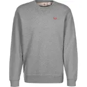 Levi's Sweatshirt "Sweatshirt The Original Housemark Crew 1er Pack", Herren, Gr. XL, grau, Obermaterial: 100% Baumwolle CO., Sweatshirts Sweatshirt