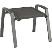 Kettler Altura Hocker, anthrazit/anthrazit, Alu/Textilene, 0302103-71000 0302103-7000