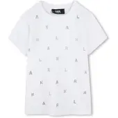 Karl Lagerfeld Kids T-Shirt Z30571 D Weiß Regular Fit