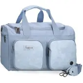 Pepe Jeans Unisex. 7143742 Jana Reisetasche 40cm blau (OSFA), Lässig, Polyester