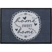 Andiamo Fußmatte "Home Sweet Home, Made in Belgium", rechteckig, 5 mm Höhe, Schmutzfangmatte, rutschfest, mit Spruch, waschbar