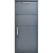 Westmann , Paketbox "Pepe", anthrazit, 50 x 39 x 114 cm