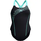 Speedo Damen Schwimmanzug Womens Medley Logo 1 Piece