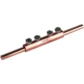Dehn Kupfer-Verbindungshülse für 8mm Stange mit 4 M6x8mm Schrauben - 385207