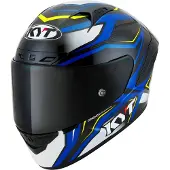 Kyt NZ Race Carbon Stride Blau Integralhelm Größe XL