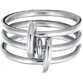 Elli Ring 925 Sterling Silber in Silber | Gr.: 56
