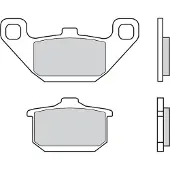 Brembo Bremsbeläge organisch 07KA08.08 110,7/68,7x50,9/43,3x9,4/9, Unisexneutral760 - Motorradteile - Bremsen
