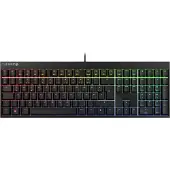 Cherry MX 2.0S kabelgebundene mechanische Spieletastatur mit vollständiger RGB-Hintergrundbeleuchtung, MX2A-Schalter Rot, deutsches QWERTZ-Layout in voller Größe, Schwarz