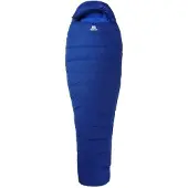 Mountain Equipment Olympus 450 Schlafsack Daunenschlafsäcke Bergsport Daune Größe max. 200cm blau