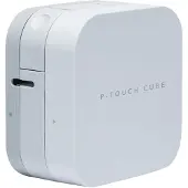 Brother Beschriftungsgerät P-touch Cube, Bluetooth, iOS/Android, 20 mm/Sek., für 3,5/6/9/12 mm Etiketten, inkl. 12 mm TZe-Band, B 112 x T 61 x H 115 mm, weiß