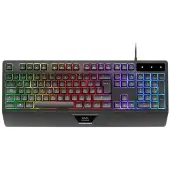 Mars Gaming MK124, Volle Größe (100%), Kabelgebunden, USB, Membran Key Switch, RGB-LED, Schwarz