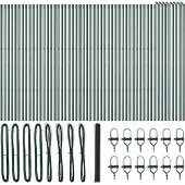 vidaXL Bodenmontierter Sechseckzaun 100 x 1,6 m Grau Netz