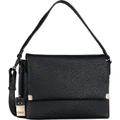 Gabor Clutches Gela, Flap bag M top zip, black, Schwarz